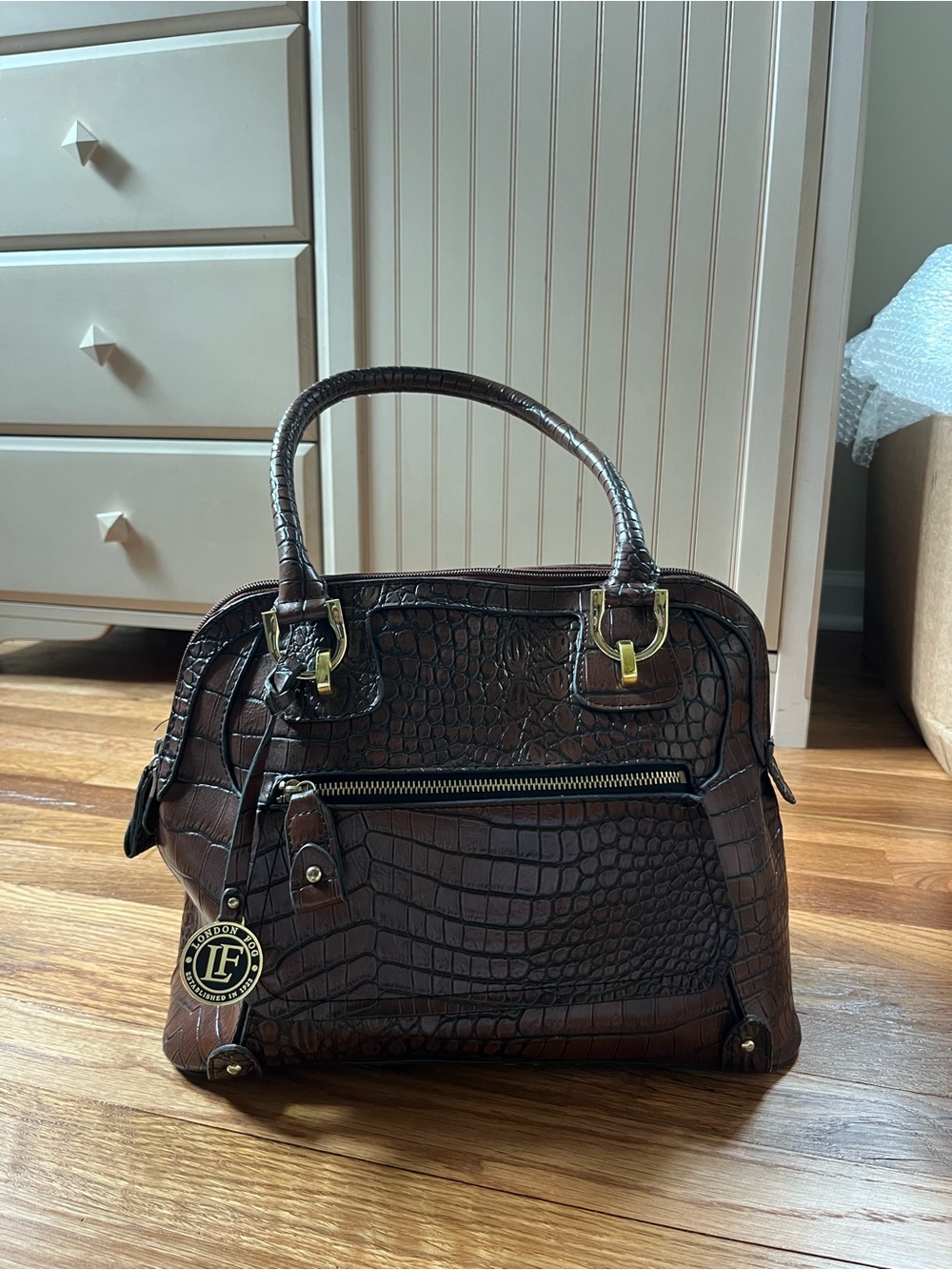 London Fog Women’s Purse in Chocolate Brown